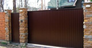 Купить откатные ворота консольные Полысаево, цена от 2835 руб.