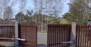 Купить распашные ворота из штакетника Полысаево, цена от 2782 руб.